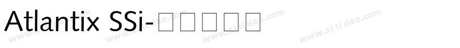 Atlantix SSi字体转换
